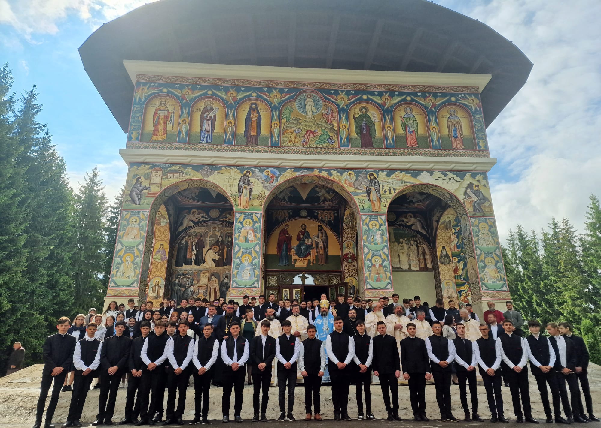 Preasfințitul Părinte Nichifor Botoșăneanul, la Seminarul Teologic „Veniamin Costachi” de la Mănăstirea Neamț